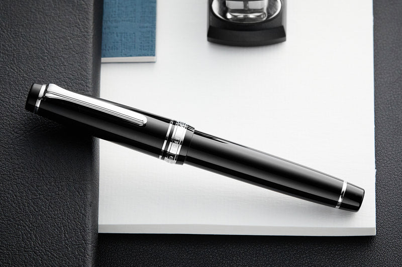 Sailor Pro Gear Fountain Pen - Black/Silver