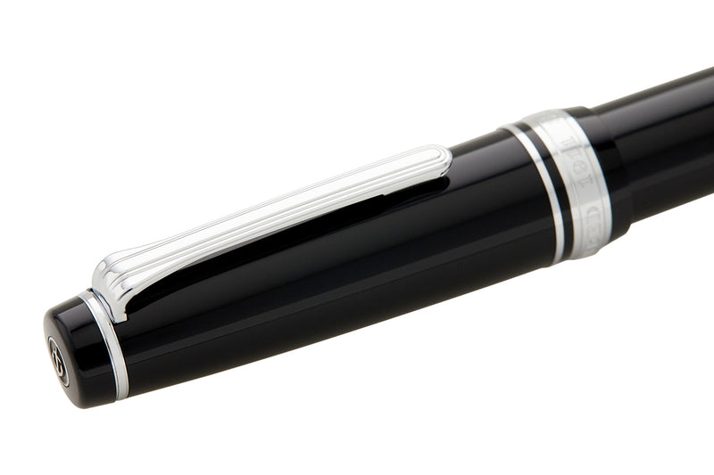 Sailor Pro Gear Fountain Pen - Black/Silver