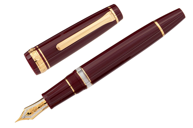 Sailor Pro Gear Realo Fountain Pen - Maroon/Gold