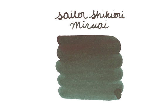 Sailor Shikiori Miruai fountain pen ink