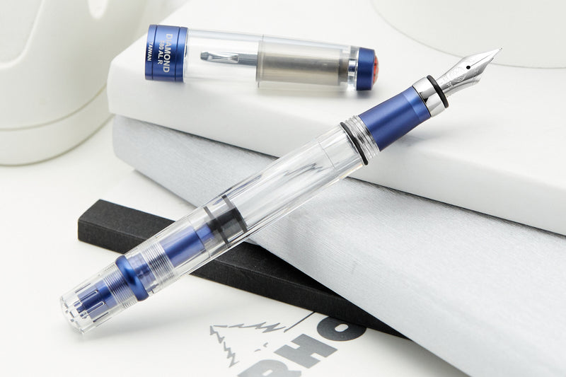 TWSBI Diamond 580ALR Fountain Pen - Navy Blue - The Goulet Pen Company