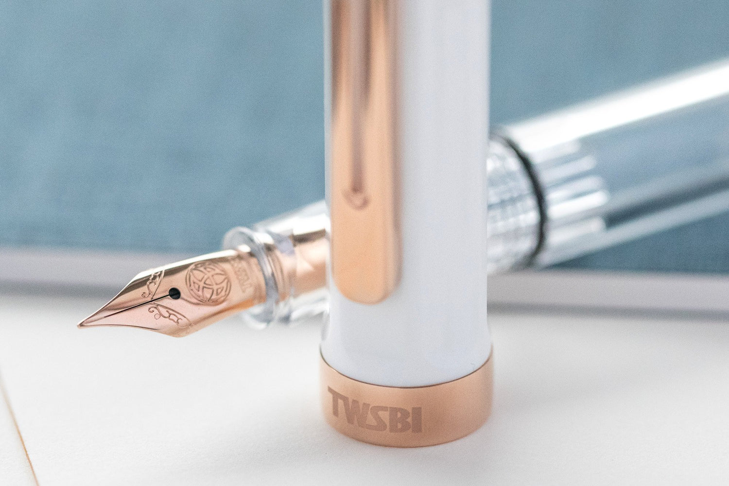 TWSBI ECO White Rose Gold Fountain Pen – The Nibsmith
