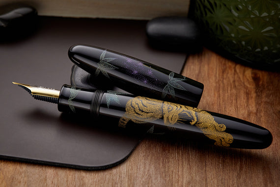 Taccia Empress Chinkin Fountain Pen - Tiger (Limited Edition)