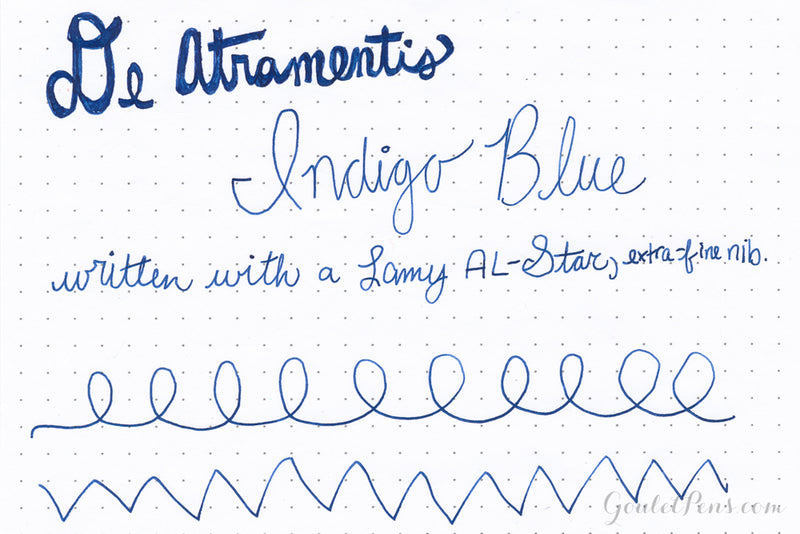 De Atramentis Indigo Blue - 45ml Bottled Ink