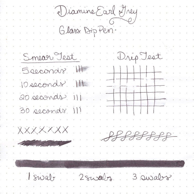 Diamine Earl Grey - Ink Sample