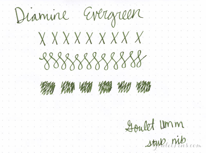 Diamine Evergreen - 30ml Bottled Ink