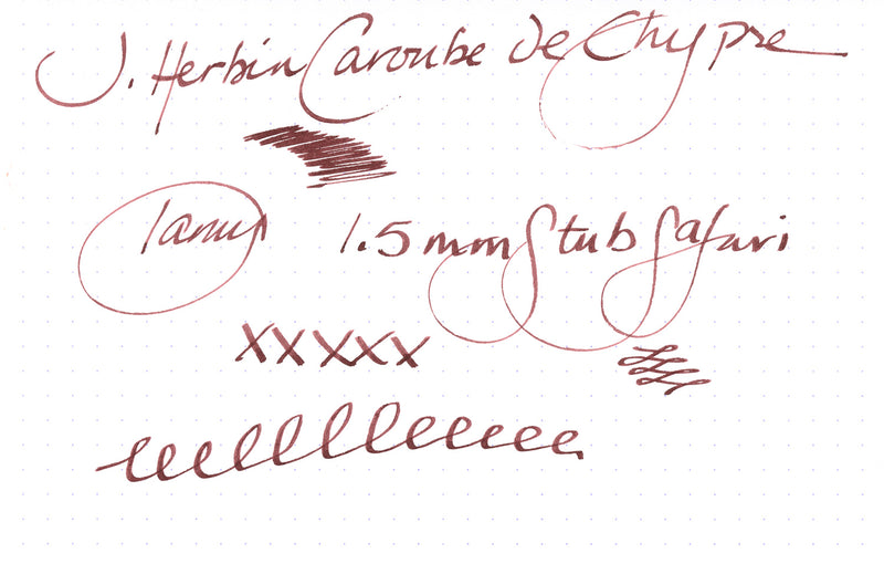 Jacques Herbin 1670 Caroube de Chypre - Ink Sample