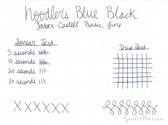 Noodler's Blue Black fountain pen ink