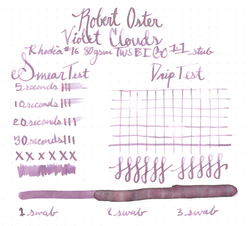 Robert Oster Violet Clouds - 50ml Bottled Ink