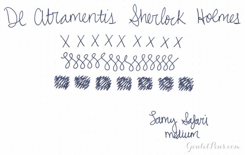 De Atramentis Sherlock Holmes - Ink Sample