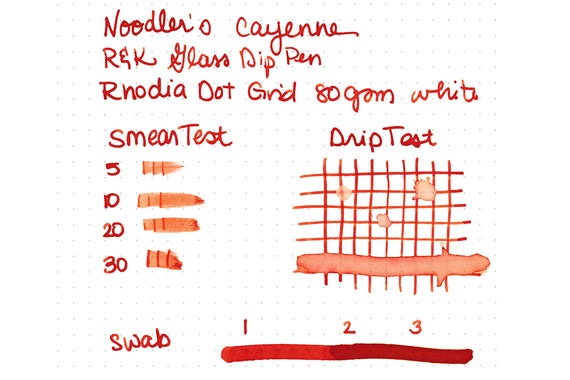 Noodler's Cayenne fountain pen ink