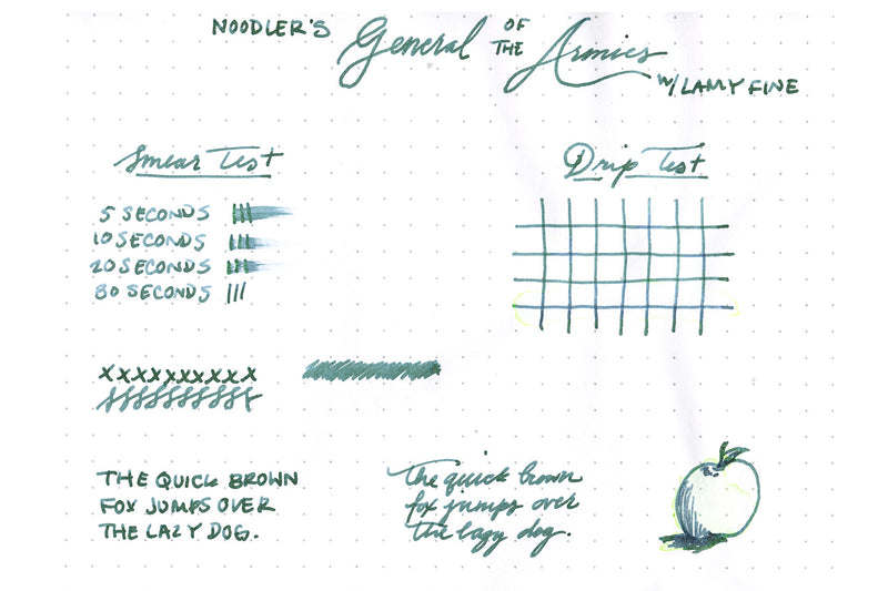 Noodler's General of the Armies - Ink Sample